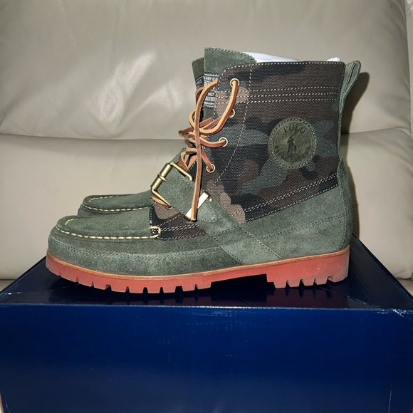 COPY - Authentic men’s, designer, camouflage, Ralph, Lauren, ranger boots - Picture 3 of 7